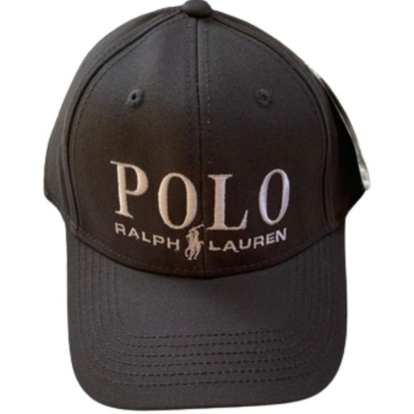 Polo Ralph Lauren Other - NWT Polo Ralph Lauren Dark Gray Classic Cotton Baseball Cap Logo Embroidered